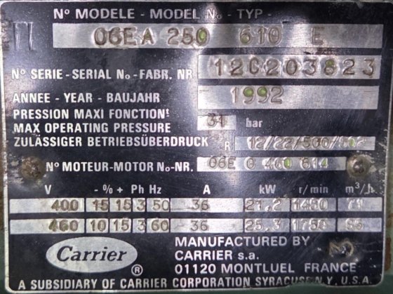 カーライル/キャリア 06EA 250 610 E