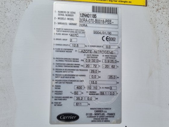 キャリア 30 RA 070