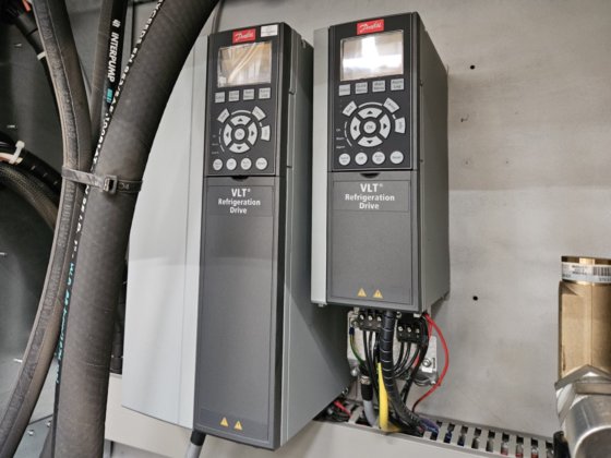 BitzerのCO2設置とコールドルーム