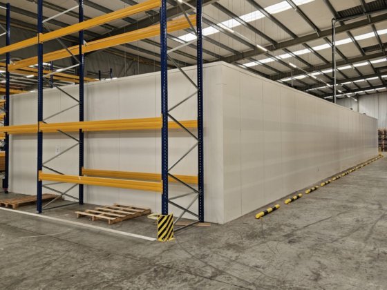 BitzerのCO2設置とコールドルーム