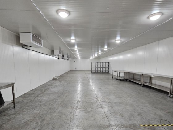 BitzerのCO2設置とコールドルーム