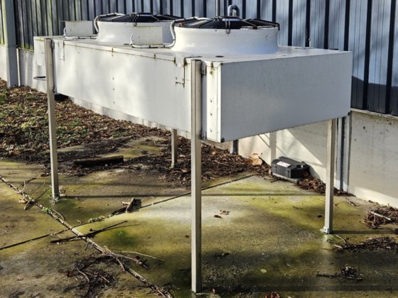 BitzerのCO2設置とコールドルーム