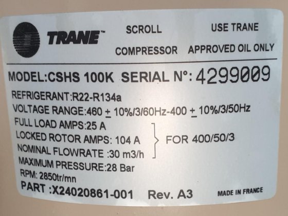 Trane CGAE 103