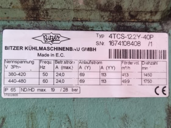 Bitzer 4TCS-12.2Y-40P