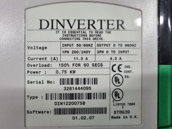 コントロール・テクニクス DIN1220075B