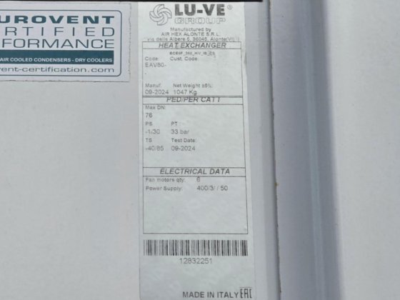 Lu-Ve EAV80-90 全新