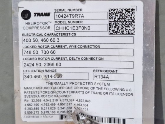 Trane CHHC1E3F0N0