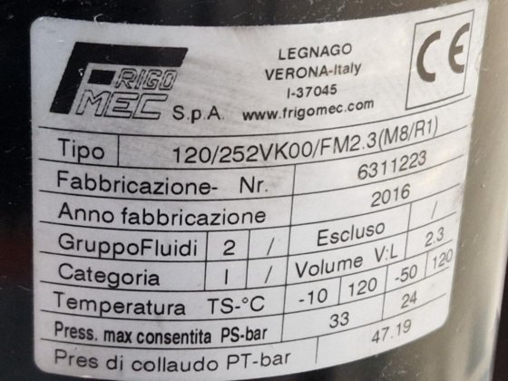 Danfoss OP - LCHC034MSA01G ブランド新しい凝縮ユニット