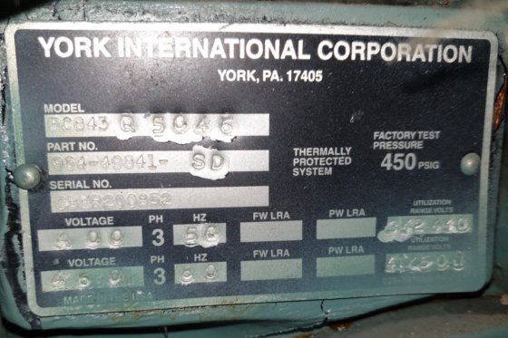 York LCHHM150 WL 50 E