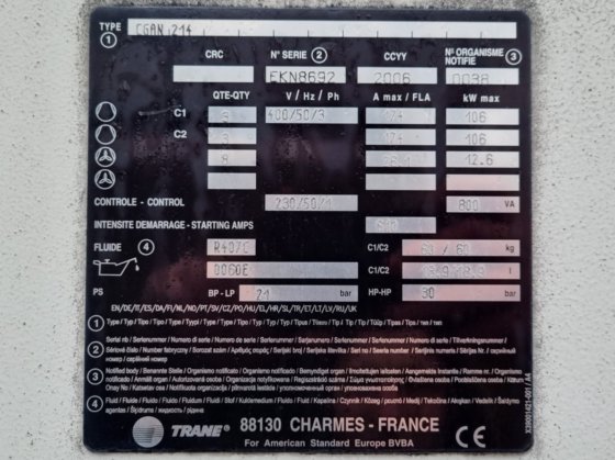 Trane CGAN 214