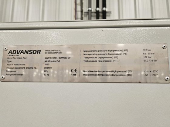 Bitzer CO2 安装与冷库