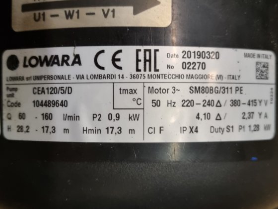 Lowara CEA 120/5/D