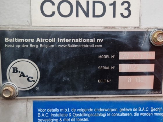 ビッツァー水冷式ねじ圧縮機セット