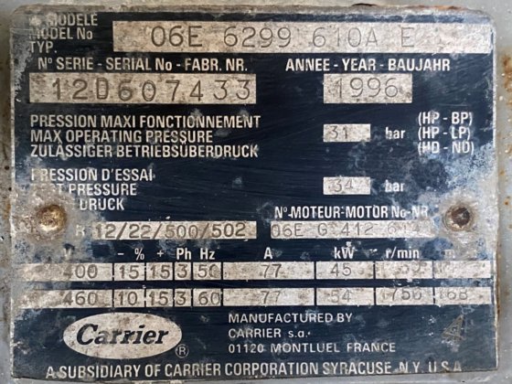 Carlyle / Carrier 06E 6299
