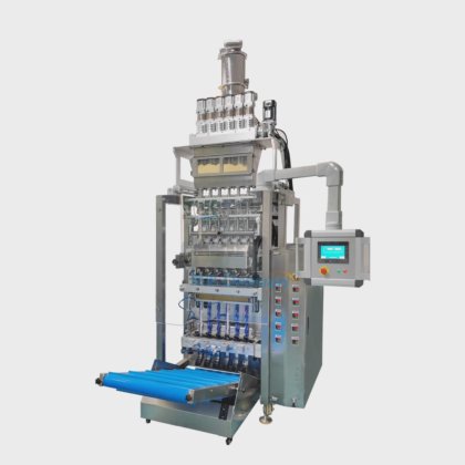 多列式全自动后封袋辣椒粉包装机 真空上料调味粉充填包装机