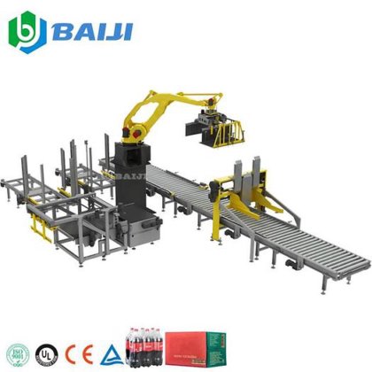 BAIJI 全自动塑料瓶纸箱包装机器人码垛机 机器人码垛堆垛机