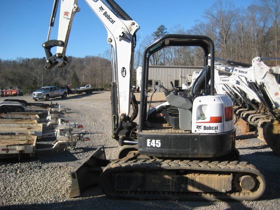2013 BOBCAT E45 KEYLESS OPEN