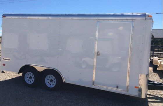 2017 HAULMARK 8.5x16 T/A 7k