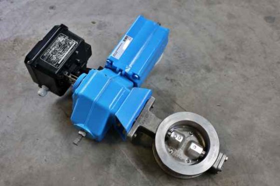 Neles L12A DN100 B1CU 9/20 incl. NE724 control butterfly valve in ...