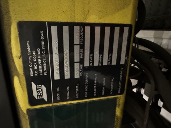 2005 ESAB Shadow 2