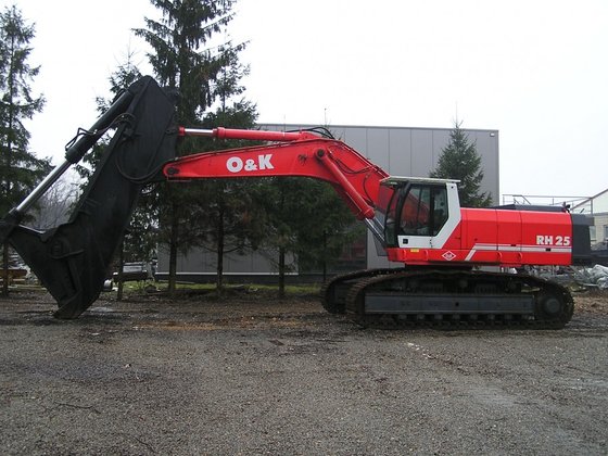 1999 O&K RH25 in Maasmechelen,