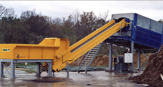 Menart trommelzeef in Dussen, Netherlands