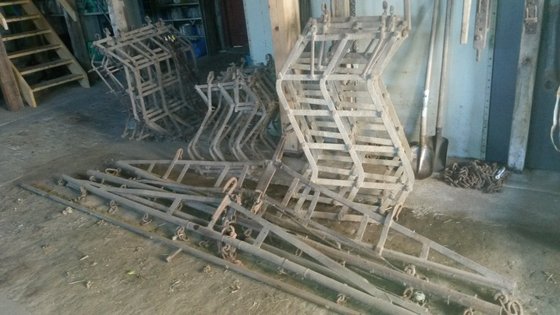 Oude landeggen onbekend in Engwierum,
