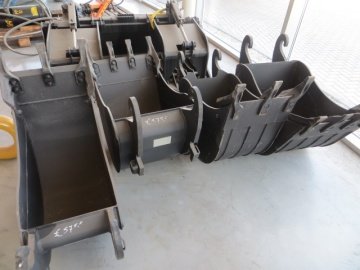 Dieplepels met tanden 450mm-560 mm