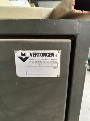 Profileermachine, Vertongen - L01