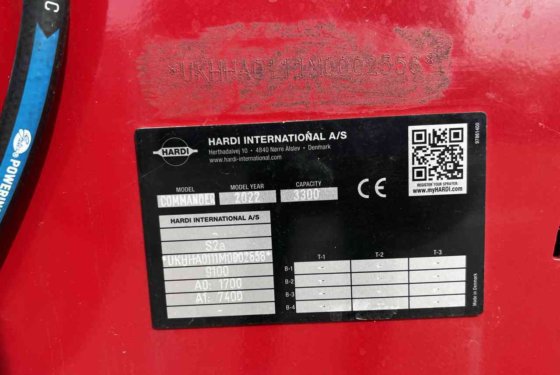 2022 Hardi Commander 3300 Frame