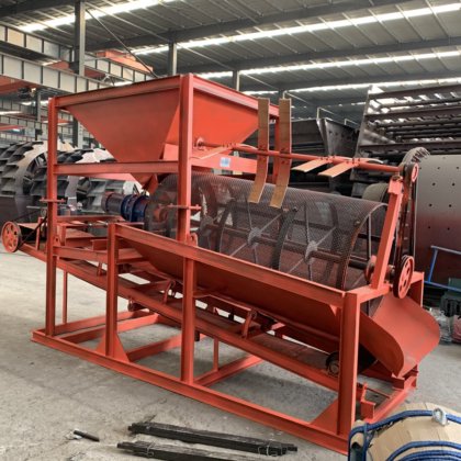 portable sand sieving machine,rotary drum screen in Zhengzhou, China