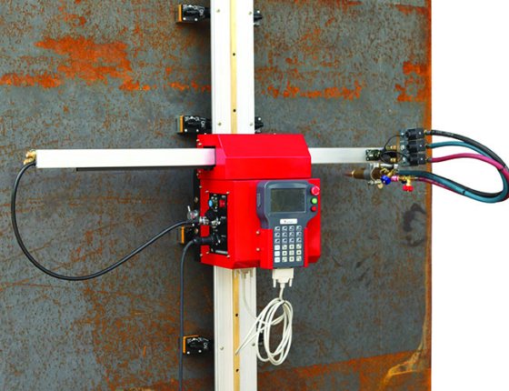 HNC-100K 立式磁性导轨数控火焰切割机