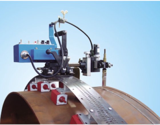 HK-100S 曲面罐体自动焊接小车带摇摆头