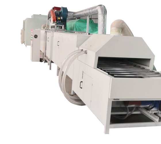 鞋底全自动植绒流水线