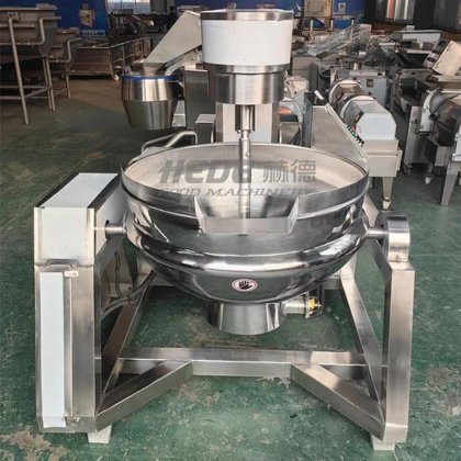 多功能大容量全自动工业燃气烹饪搅拌机烹饪锅带搅拌器制造商