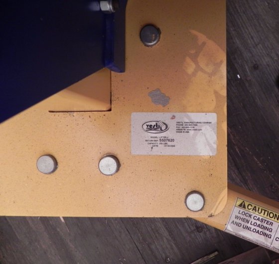 Vestil Crane Lifter2 Portable worksite lift / lifter. 200 Lb Capacity