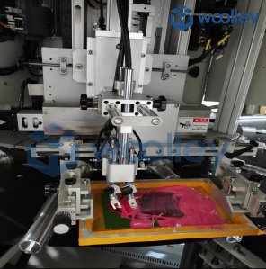 6种颜色的丝网印刷机+UV Va