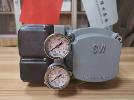Chinese control valve with Fisher i2P-100 Electro-Pneumatic Transducer ...