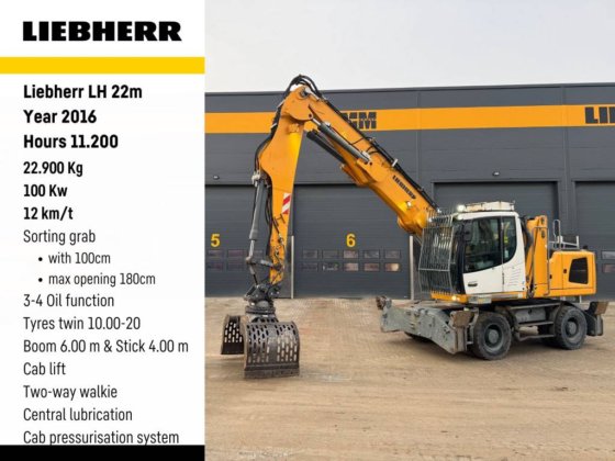 2016 Liebherr LH 22 M