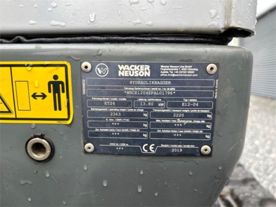 2019 Wacker Neuson ET24
