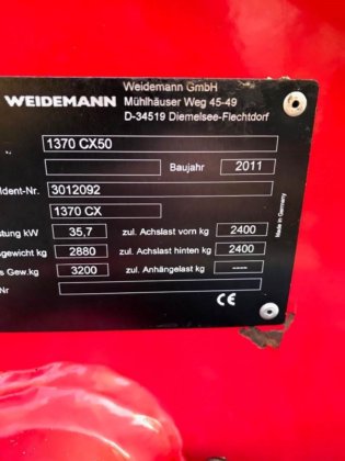 2011 Weidemann 1370 CX50