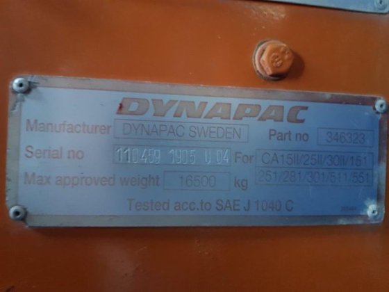 1997 DYNAPAC CA151D