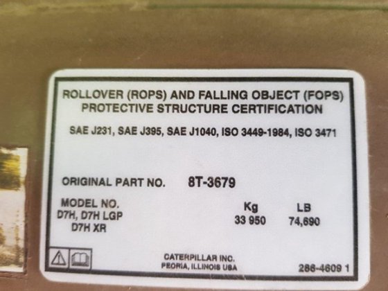 1990 CATERPILLAR D7H LGP