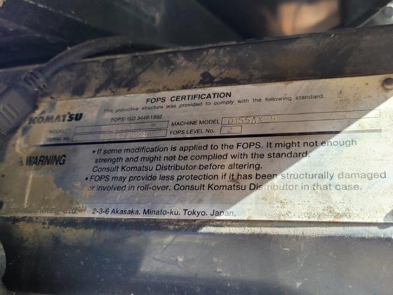 2007 KOMATSU D85EX-15EO