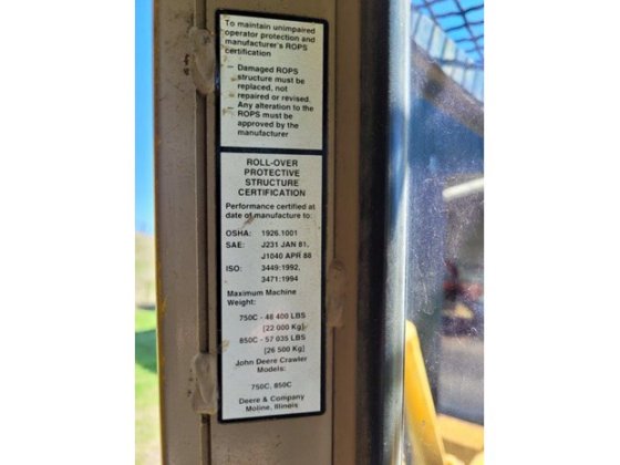 1996 JOHN DEERE 850C