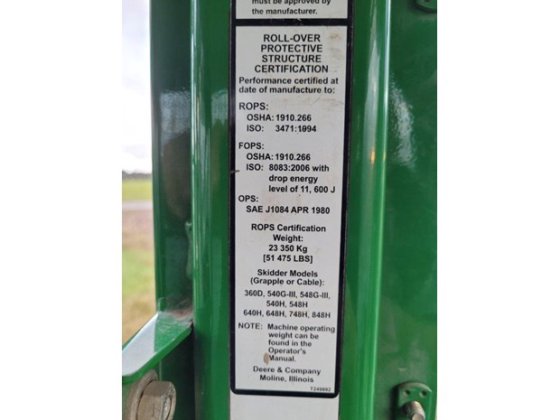 2012 JOHN DEERE 748H