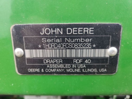 2025 John Deere RD40F