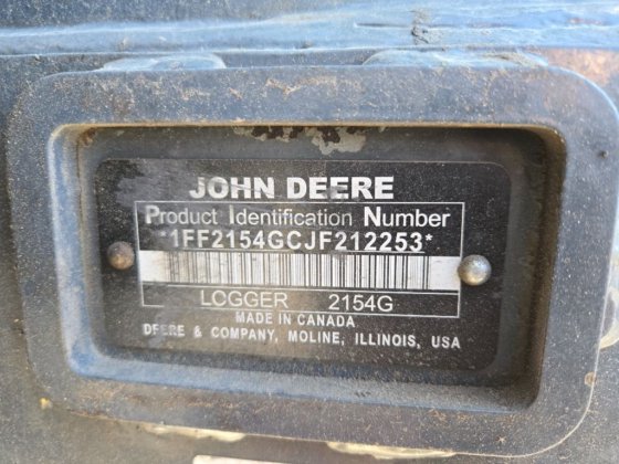 2019 John Deere 2154G