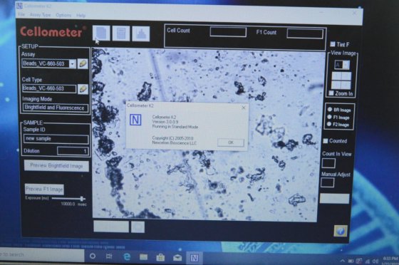 Nexcelom Cellometer K2 Image Cytometer Viability Cell Counter w/pc ...