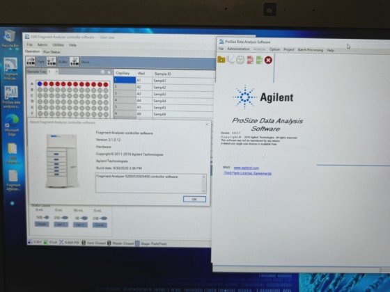 Agilent 5300 Fragment Analyzer